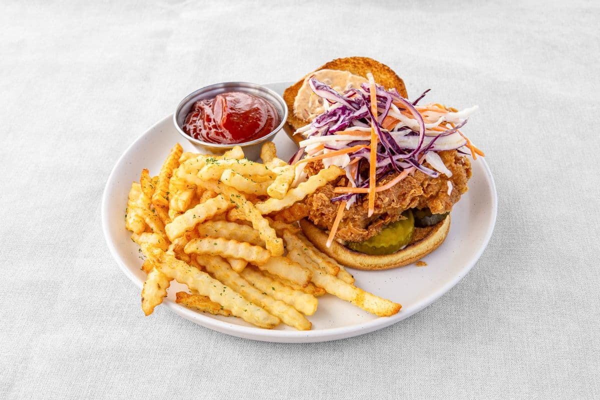 Bourbon Buttermilk Hot Louisiana Chicken Sandwich