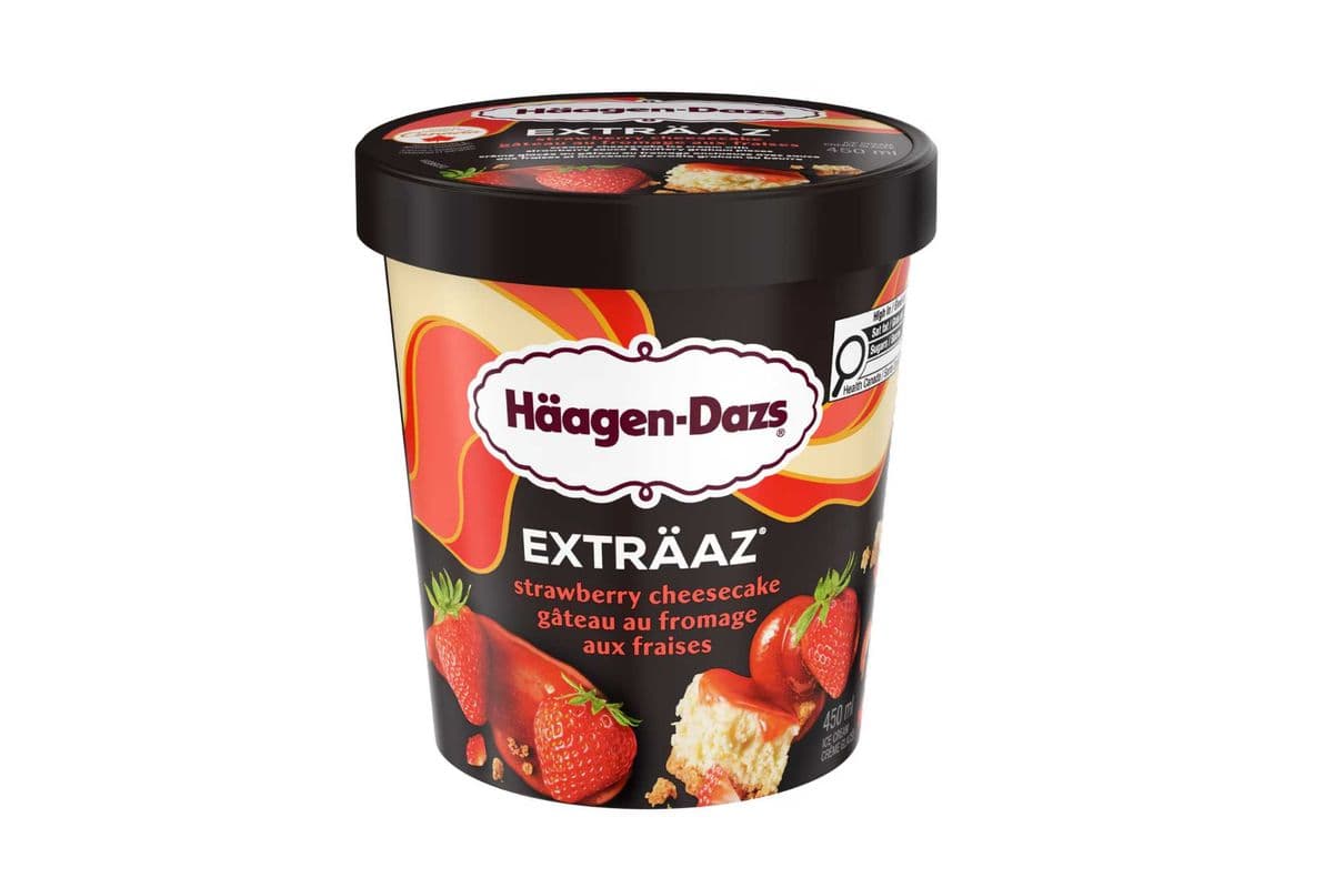Hägen-Dazs Exträaz Strawberry Cheesecake (450 ml)
