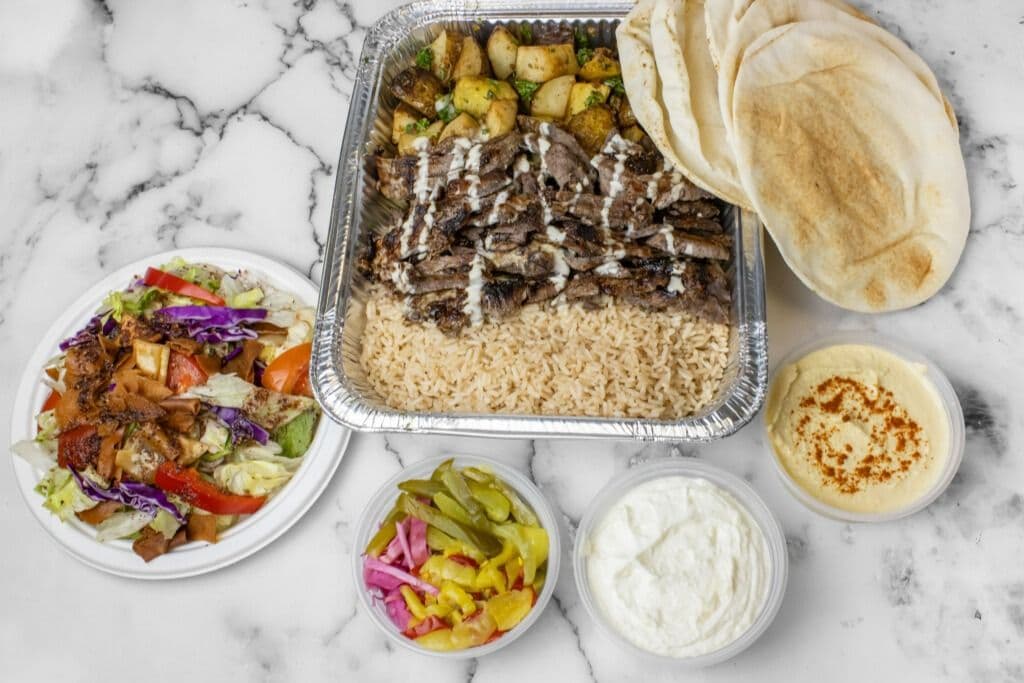 Family Shawarma Tray for 5 people