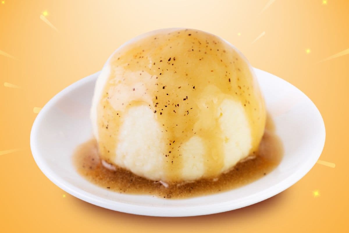 Mashed Potatoes with Savoury Chicken Gravy