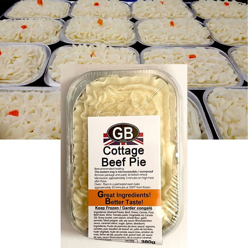 GB Foods - Cottage Beef Potato Topped Pie