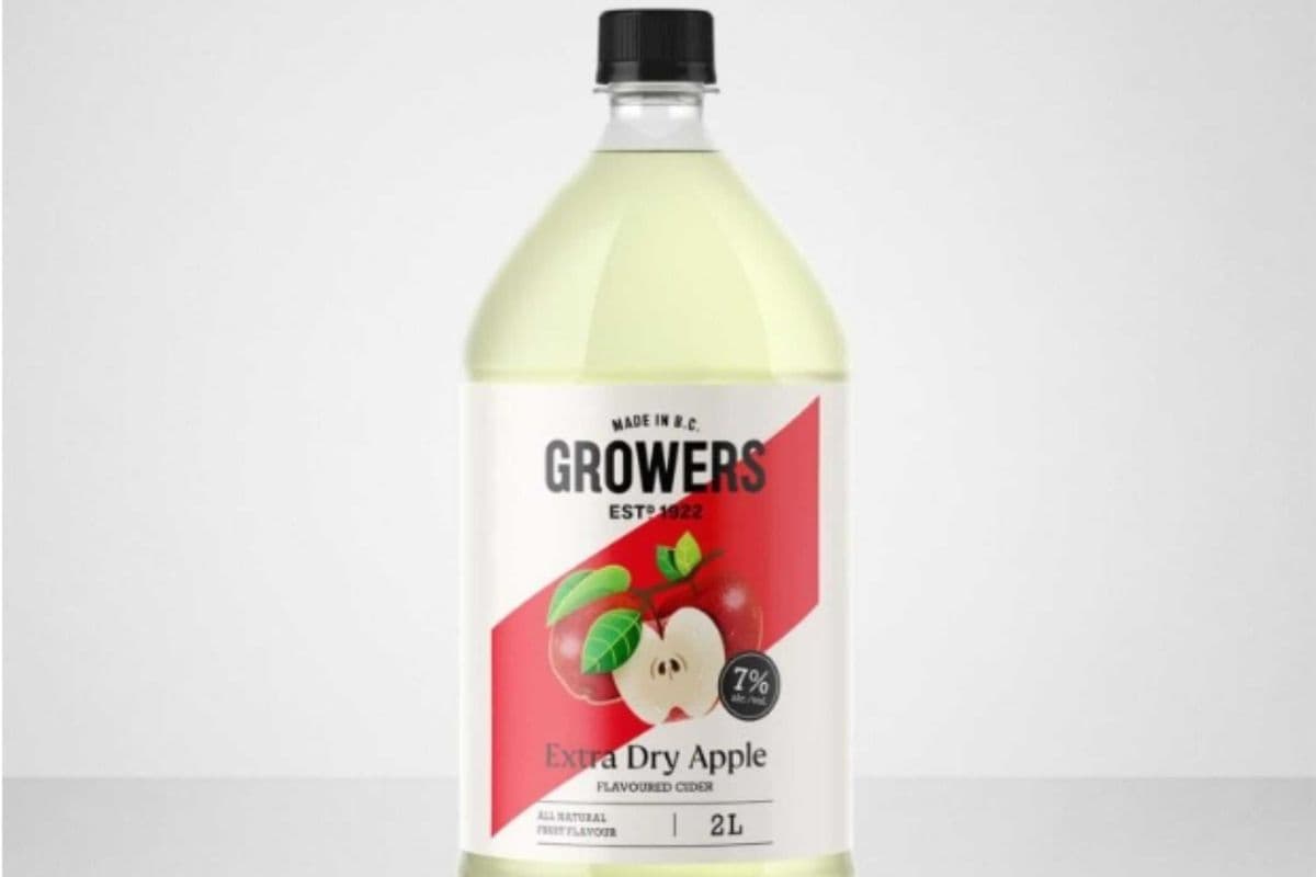 Growers Extra Dry Apple 2 LITRE (1 x 2L)