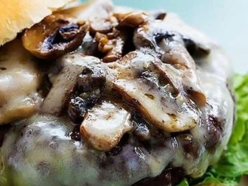Mushroom Swiss Burger
