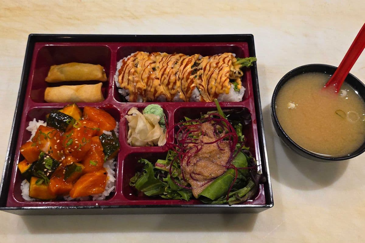 Spicy Salmon Lunch Box