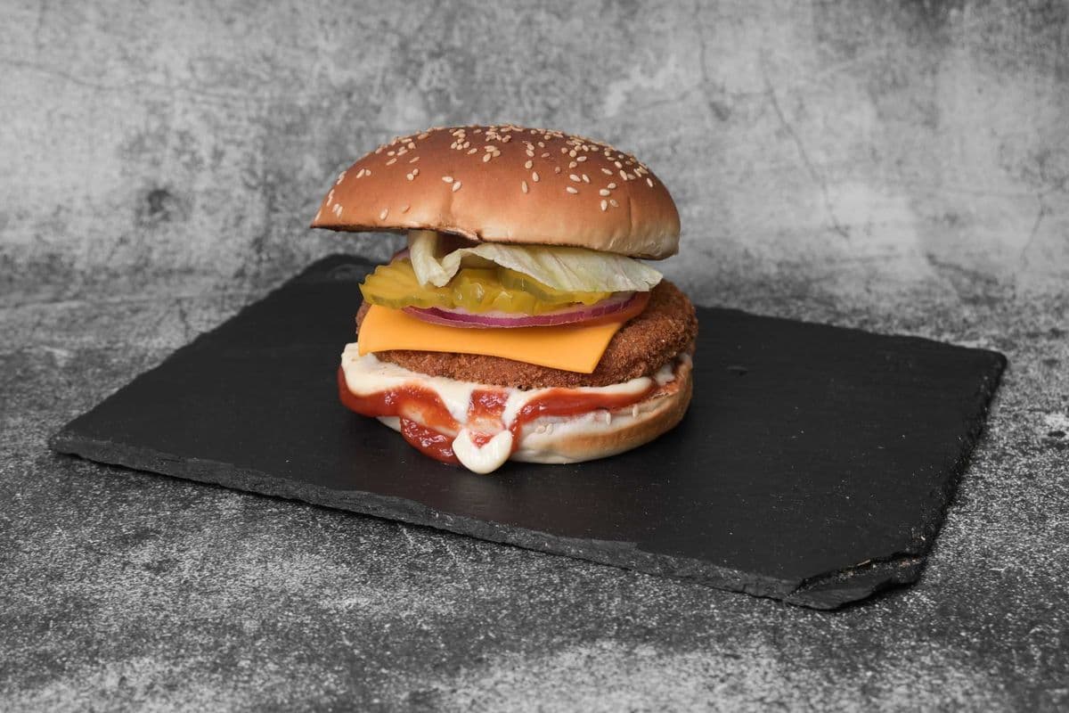 Chicken Cheeseburger with Mayonnaise