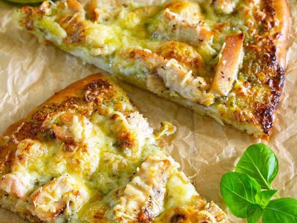 Pesto Chicken Pizza