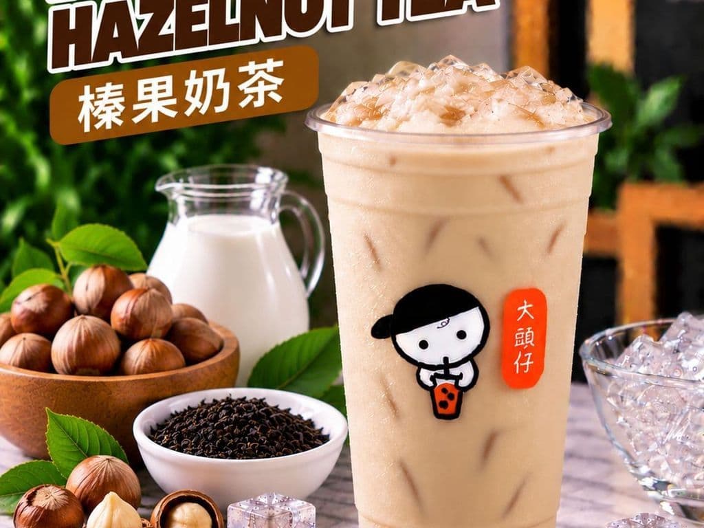 Milky Hazelnut Tea (榛果奶茶)