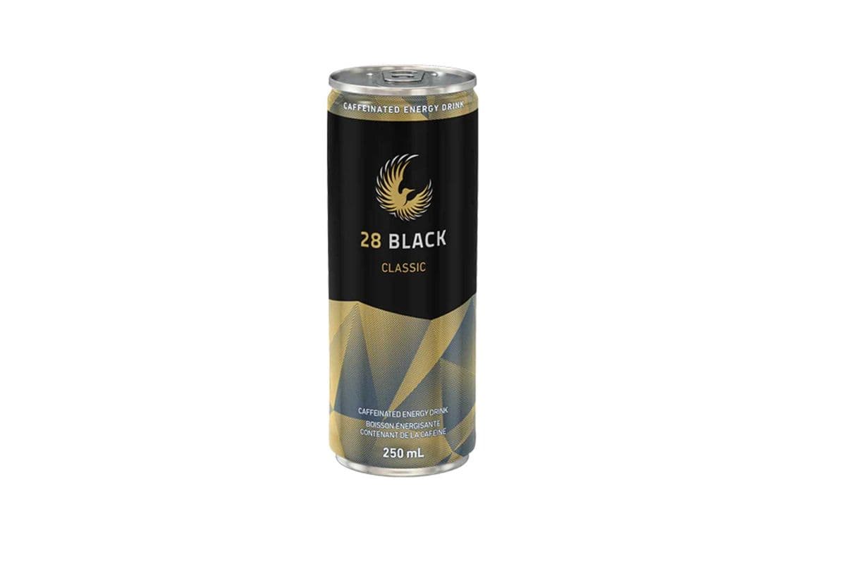 28- BLACK ENERGY DRINK (250ML) (120 Cal)