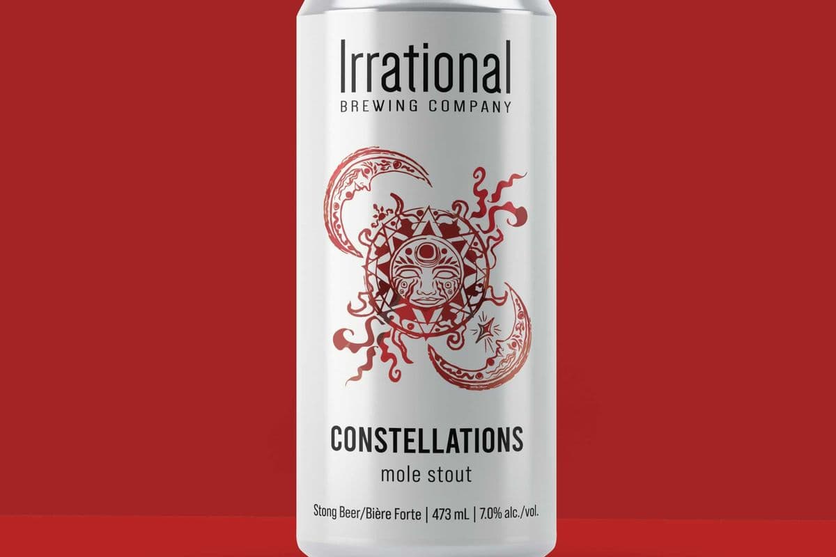 Irrational Brewing Co. Constellations Mole Stout, 473mL Beer (7% ABV) (1 x 473 mL)