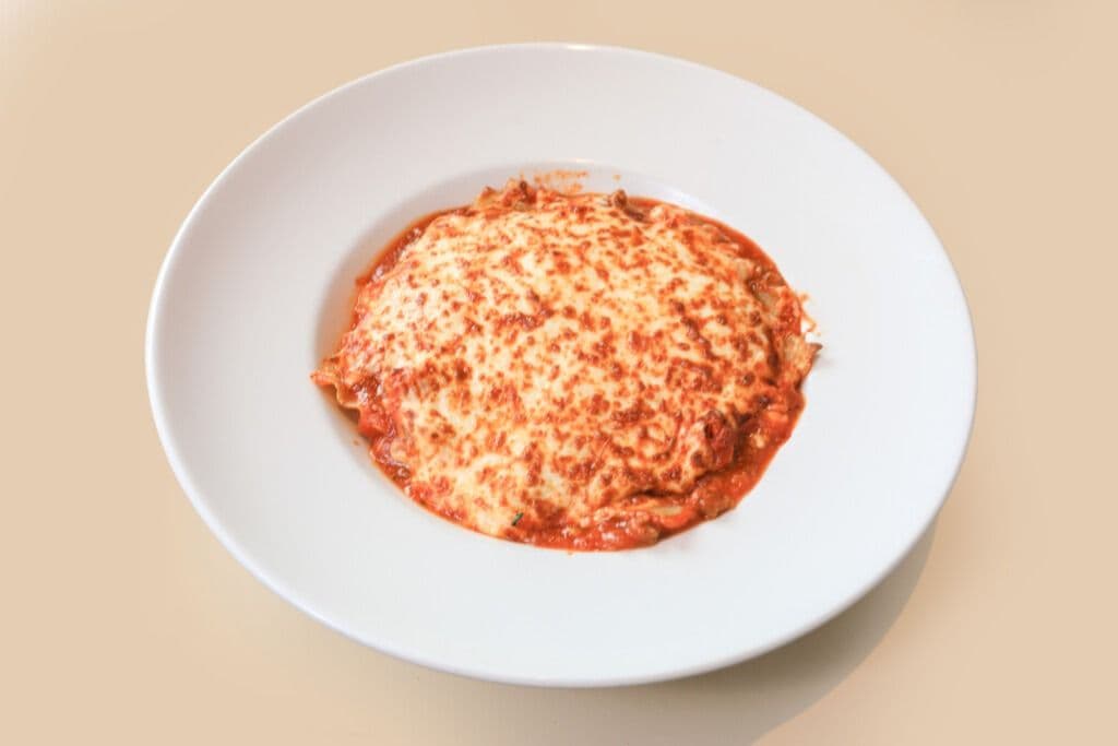 Lasagne sauce à la viande chaud (pour 2) / Lasagna with Meat Sauce Hot (For 2)