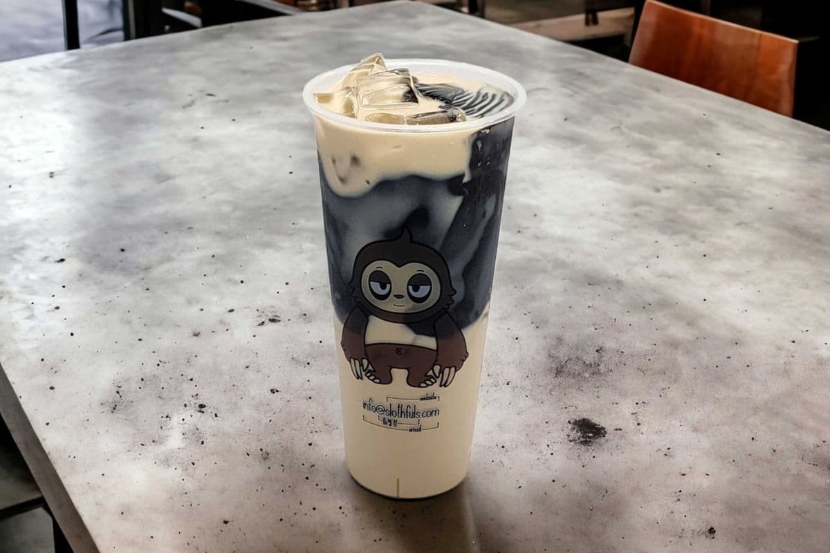 F13. Grassjelly Milk Tea