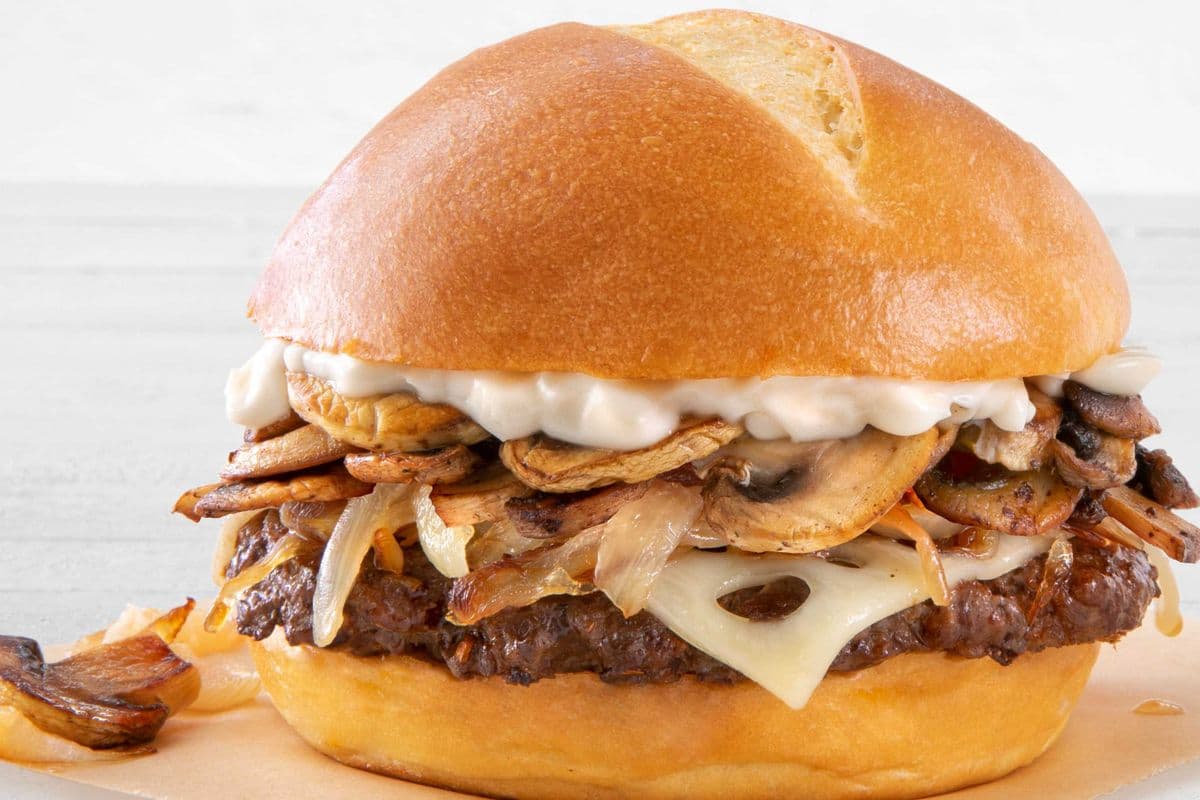 Mushroom Swiss Burger