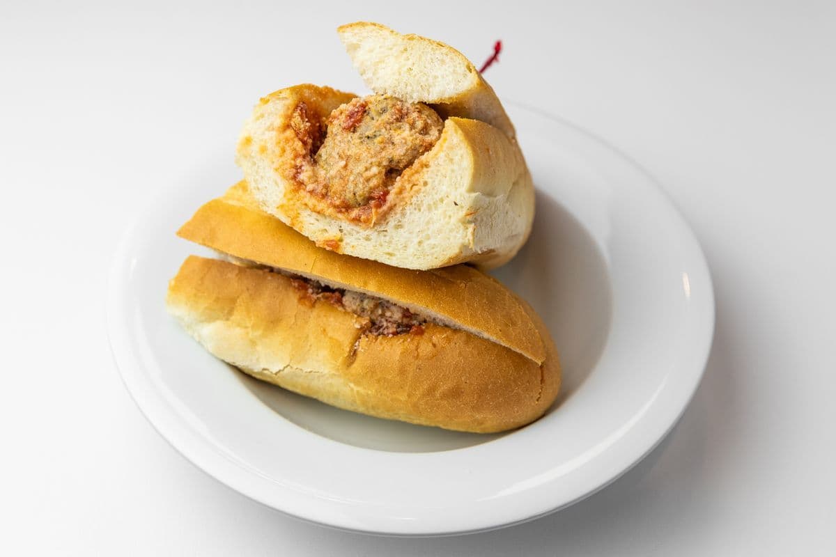 Hot Italian Meatball Sandwich