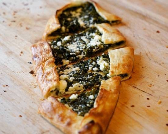 Spinach and Feta Pide