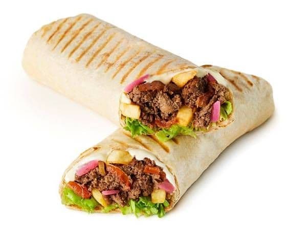 SAJ Beef Shawarma Wrap