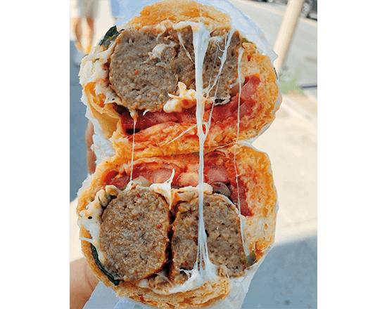 Meatball and Cheese Sandwich