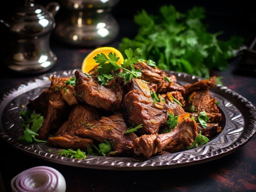 Fried Roast Lamb / Agneau Rôti Frit