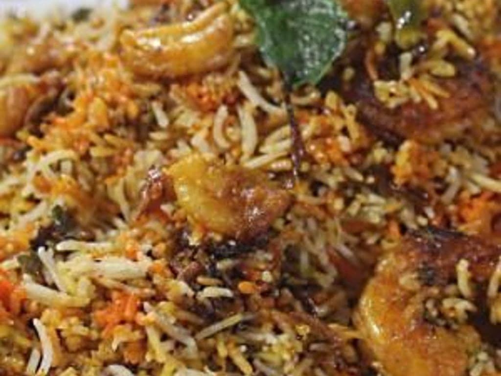 Gongura Shrimp Biryani