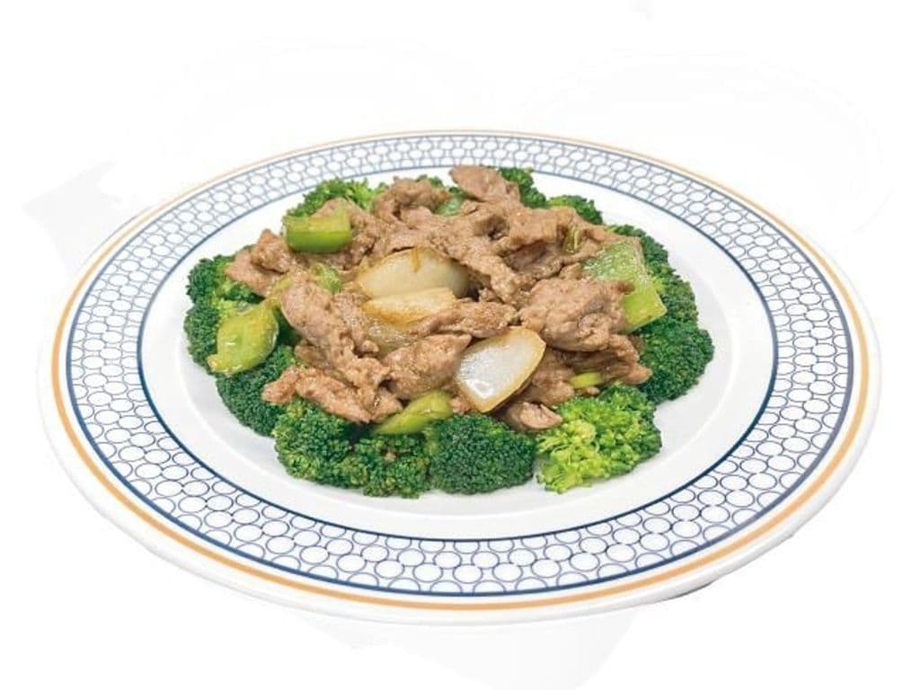 Stir Fried Broccoli with Beef 西蓝花炒牛肉(no rice)