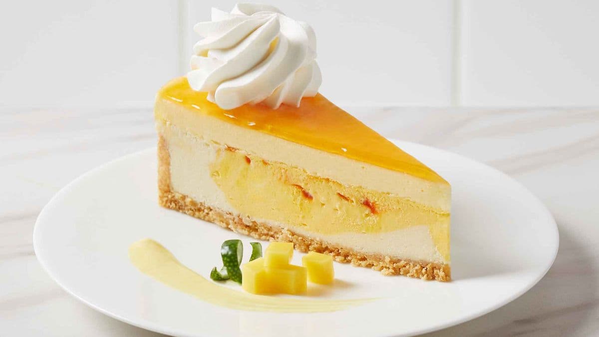 The Cheesecake Factory Bakery Mango Key Lime Cheesecake