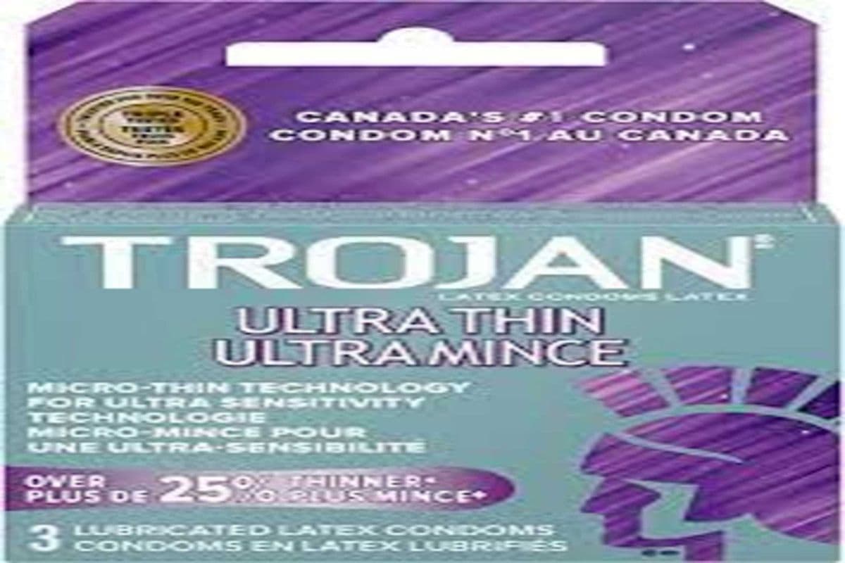 Trojan Ultra Thin 3 Lubricated Latex Condom