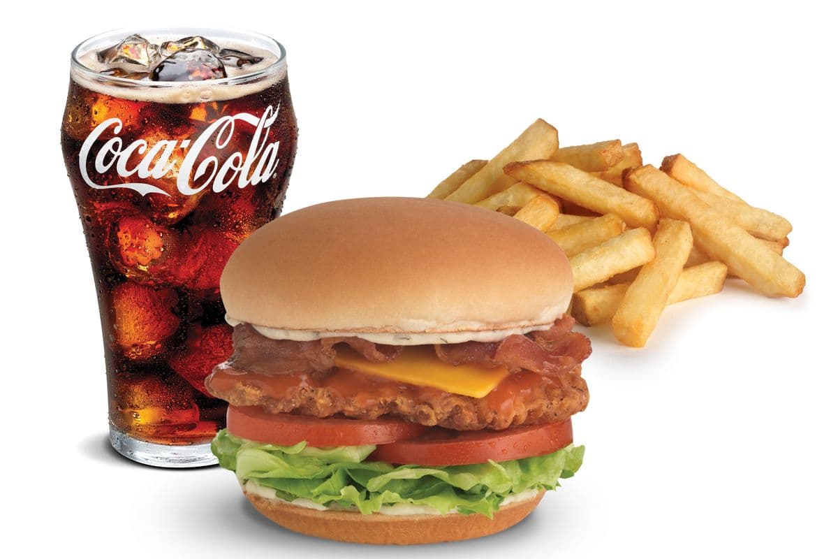 Buffalo Chicken Burger Combo