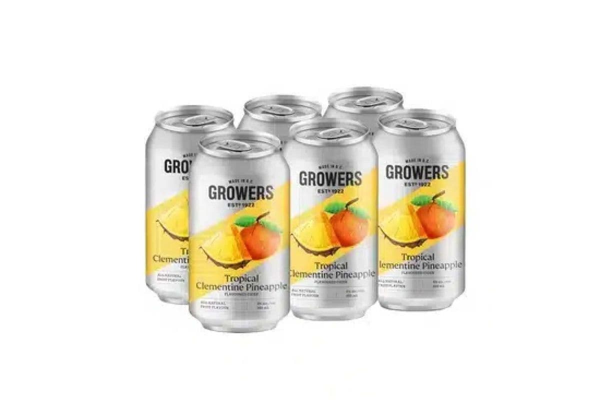 GROWERS CLEMENTINE PINEAPPLE 6 CANS(355 ML) (1 x 355 ML)