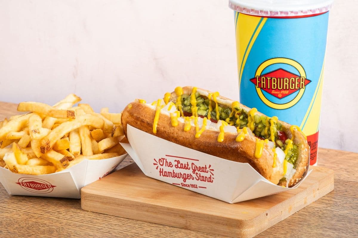 All Dressed Hot Dog Meal