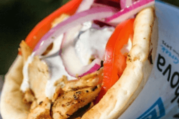 Pita au poulet gyro / Chicken Gyro Pita