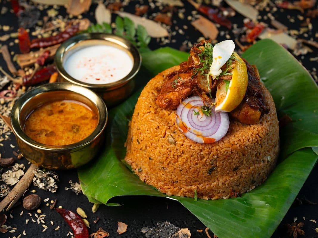 Ambur Rawther Biryani - Chicken
