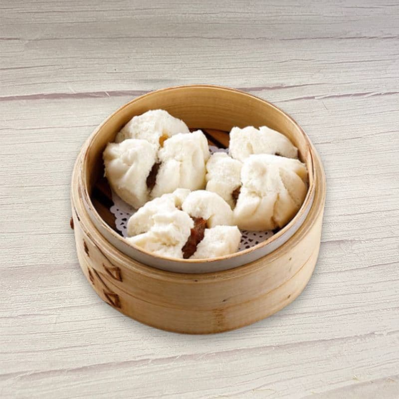 Steamed B.B.Q. Pork Buns / 蠔皇叉燒包.
