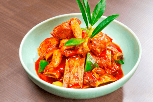 16. Spicy Galbi-Jjim (Spicy Beef Short Ribs)