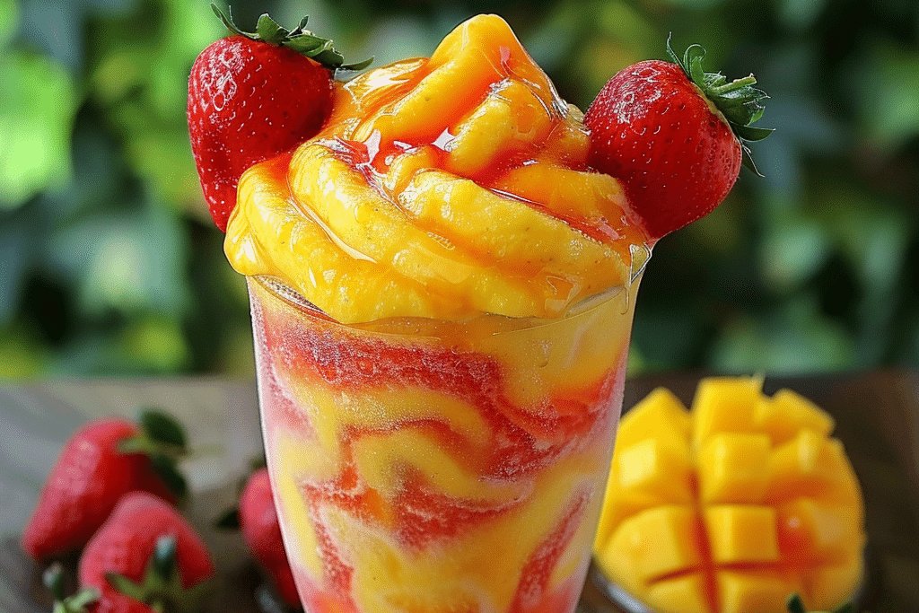 Mango Strawberry Smoothie
