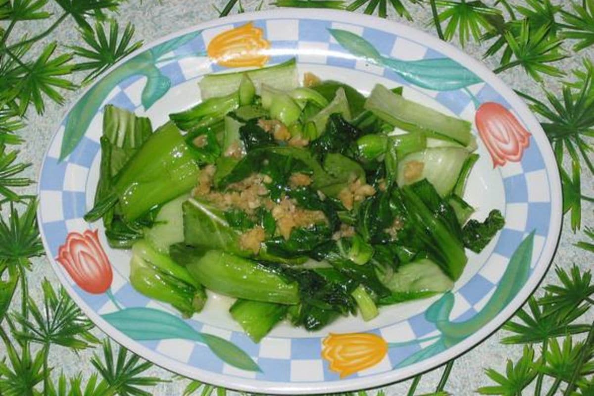 Bok Choy Sauté avec Sauce aux Huîtres / Baby Bok Choy with Oyster Sauce