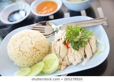 Salt Baked Chicken w/ Rice 鹽焗雞飯