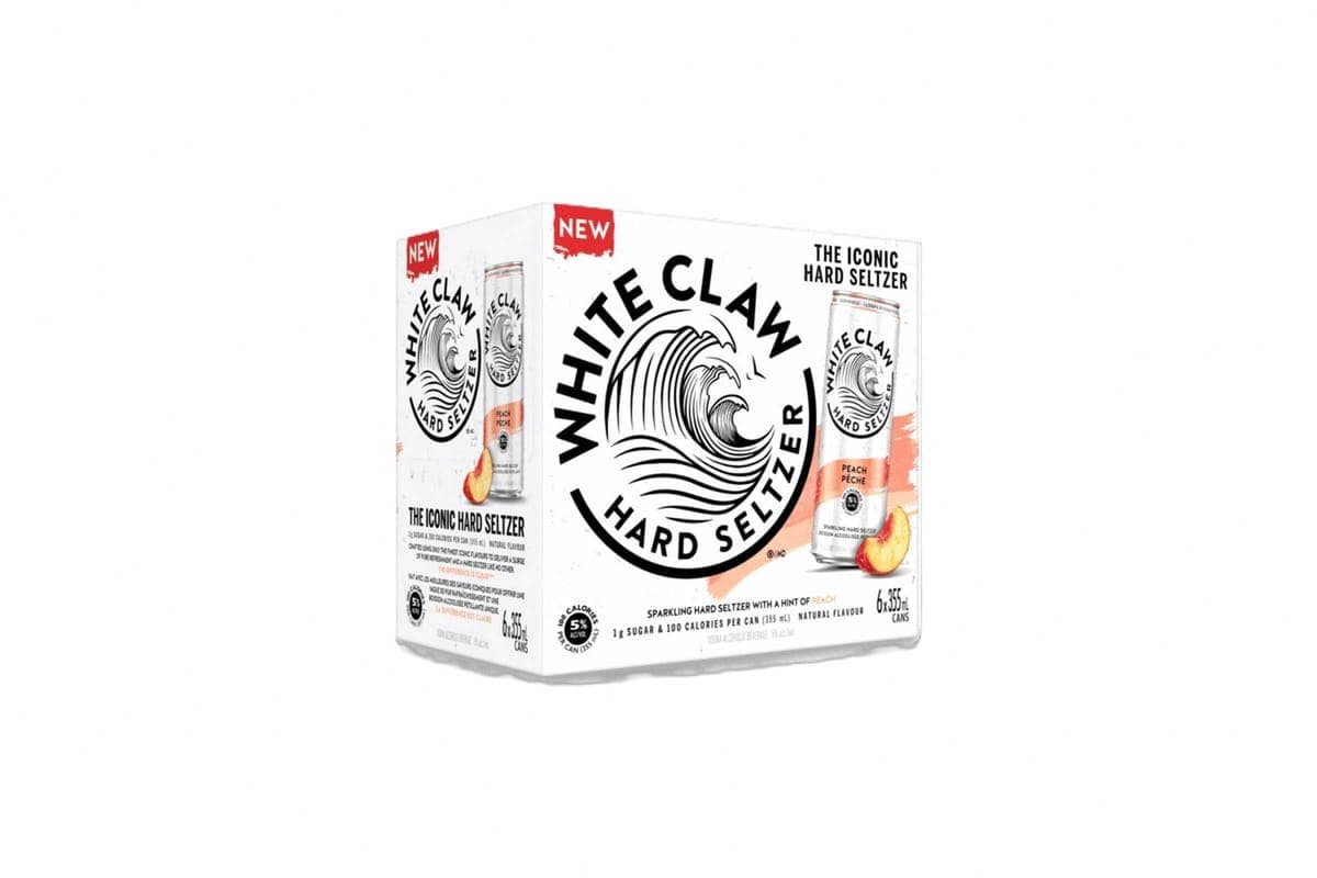 White Claw Peach (6 Cans) (6 x 355 ml)