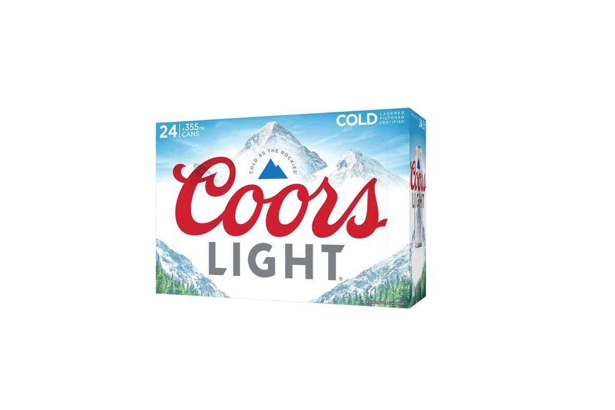 Coors Light 24 Pack Cans (24 x 355 ml Cans)