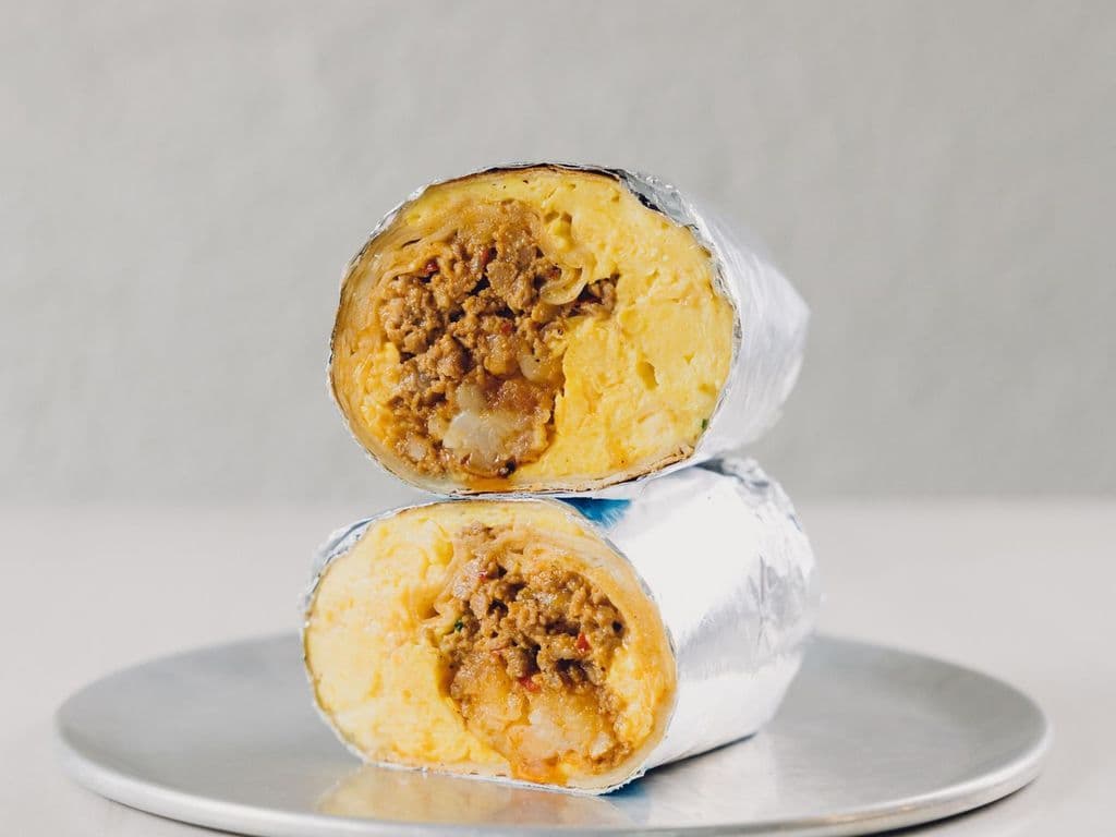 BREAKFAST PORK BURRITO