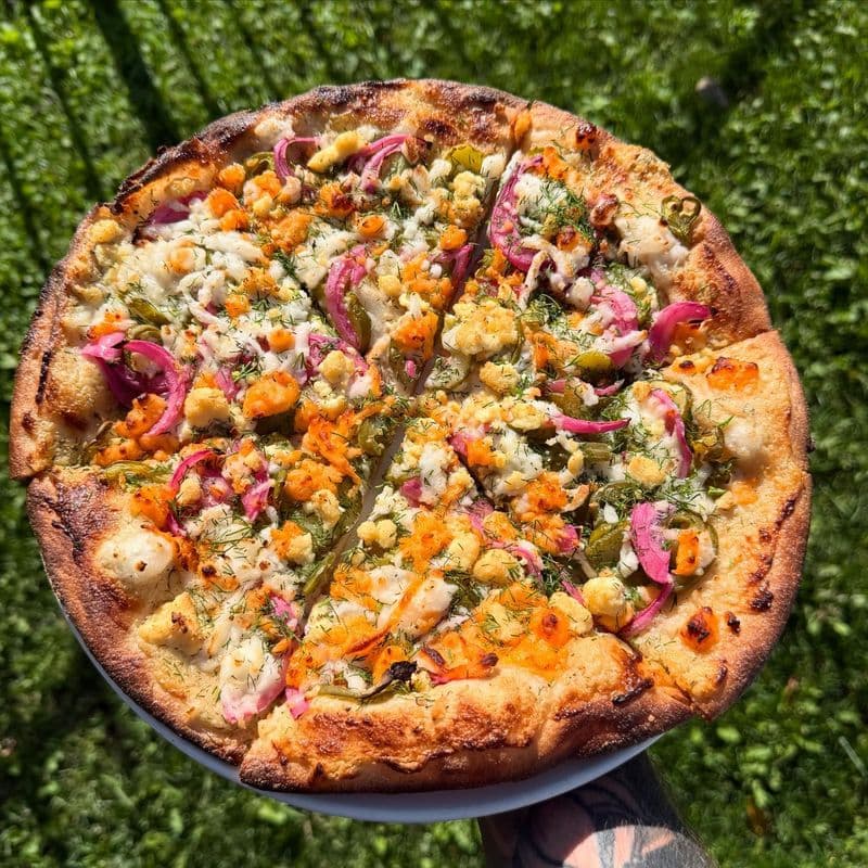 Gluten Friendly Pickle Pizza