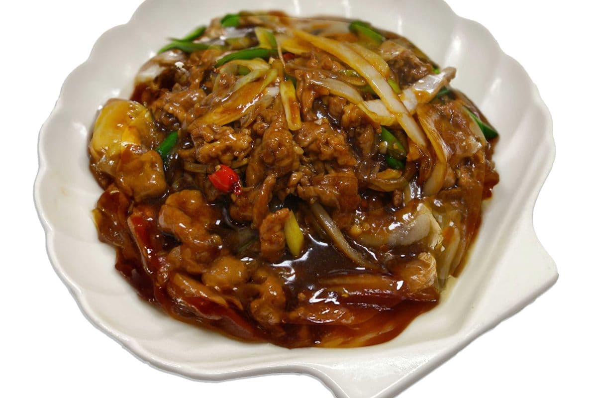 Stir-Fried Lamb with Green Onions 蔥爆羊肉