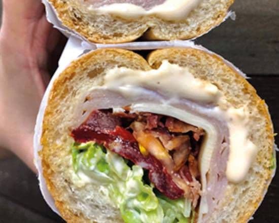 Turkey with Bacon and Cheese Cold Cut Sandwiches