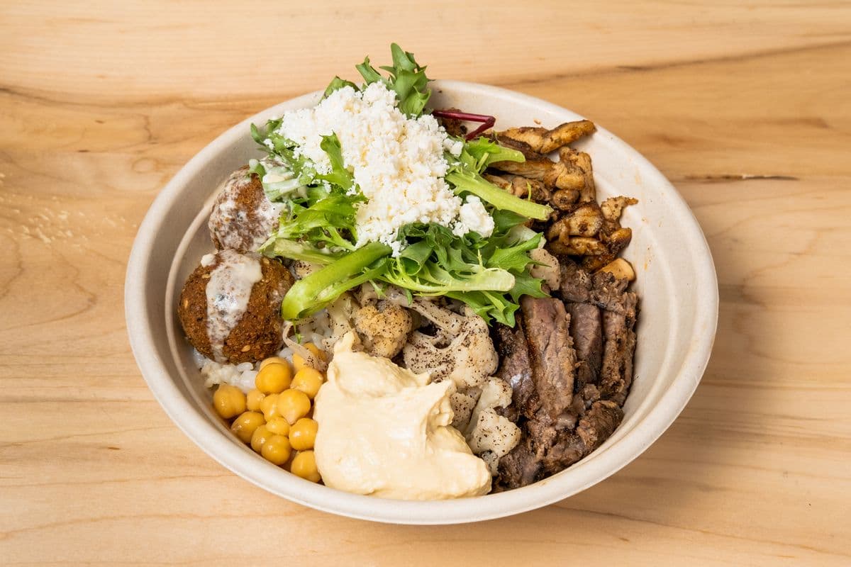 Double Protein Rice Bowl