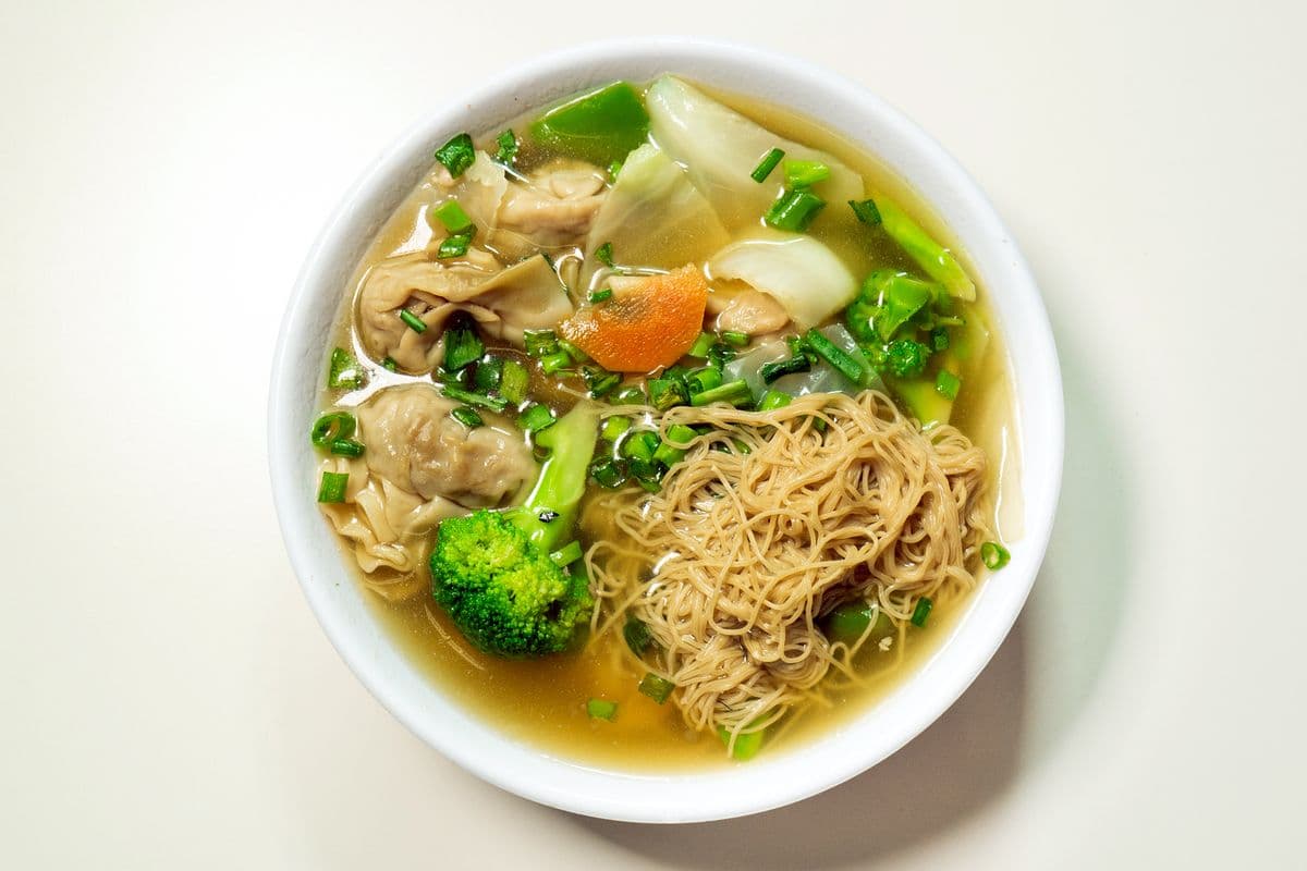 34. Wonton Egg Noodle Soup
