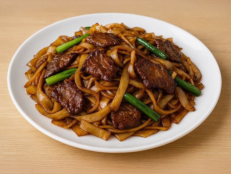Stir-Fried Beef Ho Fun 干炒牛河