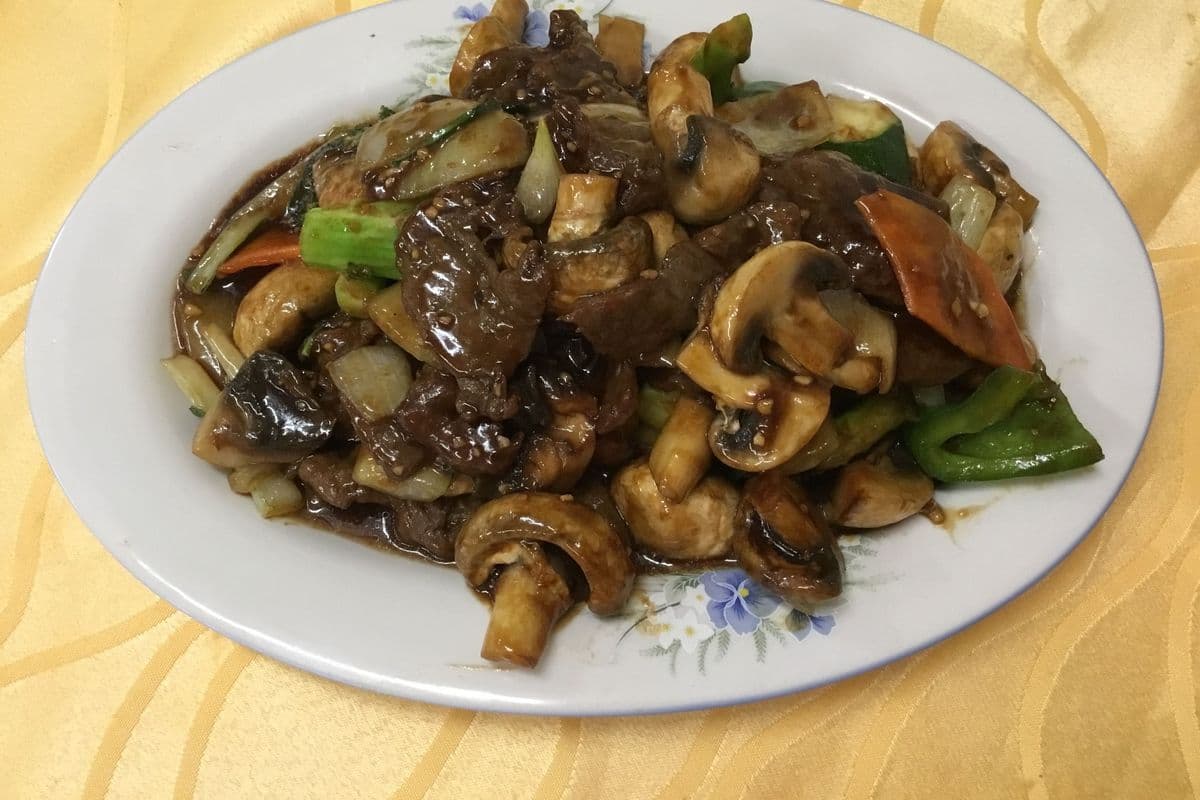 Sliced Beef with Mushroom