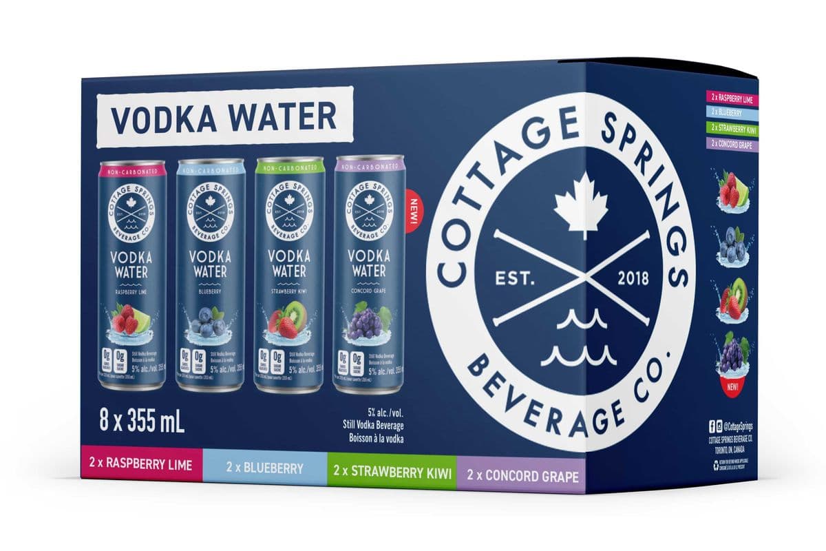 Cottage spring Vodka Water (1 x 12*355ml)