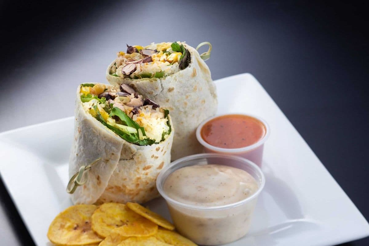 Vegan/Veggie Caribbean Burrito