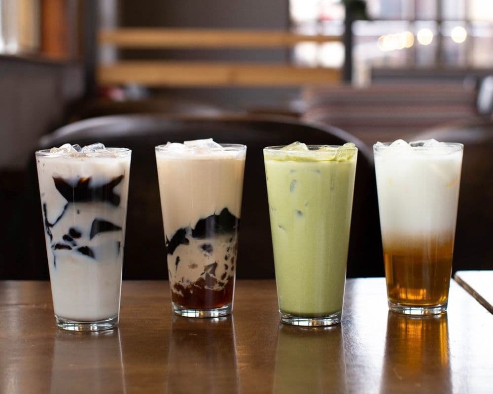 Red Bean Milk Black Tea