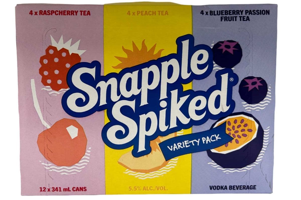 Snapple Spiked Variety Pack (1 x 341 ml Cans)