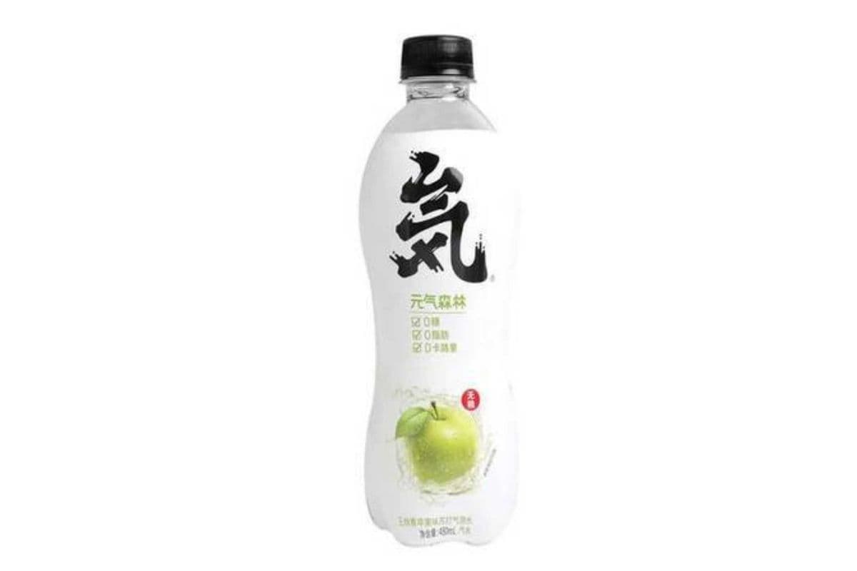 Genki Forest · Green Apple Flavor Sparkling Water (480mL)